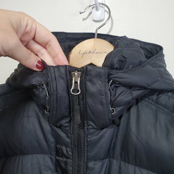 Women's Black Quilted Coat - Picture 3 of 16